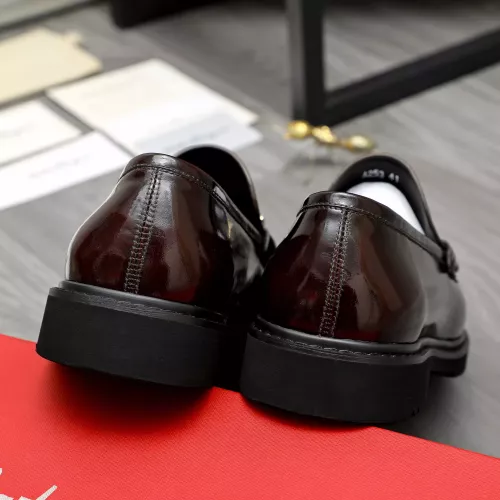 Cheap Salvatore Ferragamo Leather Shoes For Men #1380568 Replica Wholesale [$96.00 USD] [ITEM#1380568] on Replica Salvatore Ferragamo Leather Shoes