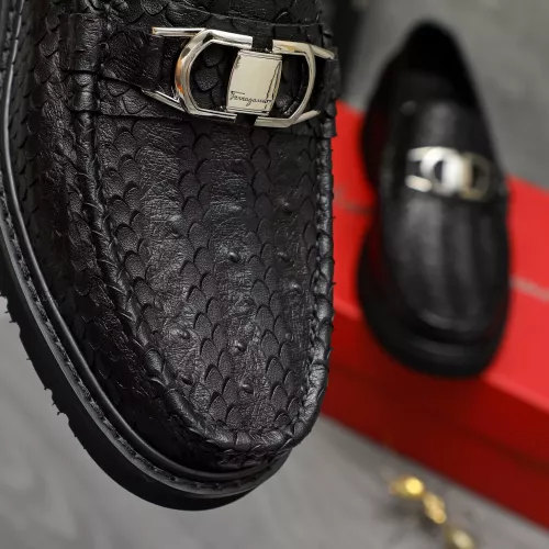 Cheap Salvatore Ferragamo Leather Shoes For Men #1380569 Replica Wholesale [$96.00 USD] [ITEM#1380569] on Replica Salvatore Ferragamo Leather Shoes
