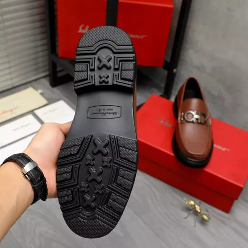 Cheap Salvatore Ferragamo Leather Shoes For Men #1380570 Replica Wholesale [$96.00 USD] [ITEM#1380570] on Replica Salvatore Ferragamo Leather Shoes