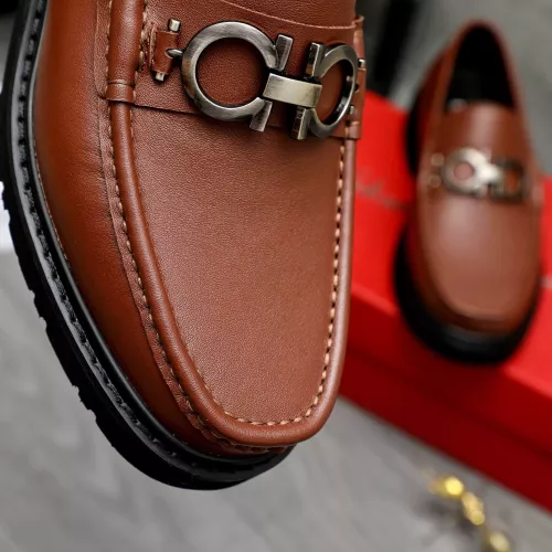 Cheap Salvatore Ferragamo Leather Shoes For Men #1380570 Replica Wholesale [$96.00 USD] [ITEM#1380570] on Replica Salvatore Ferragamo Leather Shoes