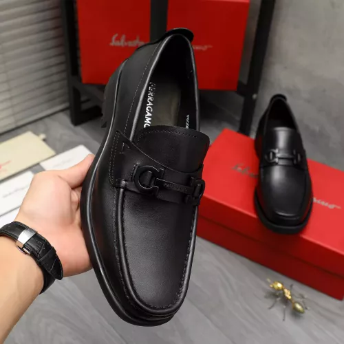 Cheap Salvatore Ferragamo Leather Shoes For Men #1380577 Replica Wholesale [$82.00 USD] [ITEM#1380577] on Replica Salvatore Ferragamo Leather Shoes