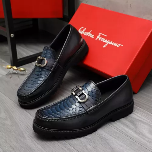 Salvatore Ferragamo Leather Shoes For Men #1380578