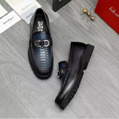 Cheap Salvatore Ferragamo Leather Shoes For Men #1380578 Replica Wholesale [$100.00 USD] [ITEM#1380578] on Replica Salvatore Ferragamo Leather Shoes
