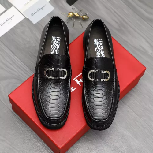 Cheap Salvatore Ferragamo Leather Shoes For Men #1380594 Replica Wholesale [$100.00 USD] [ITEM#1380594] on Replica Salvatore Ferragamo Leather Shoes