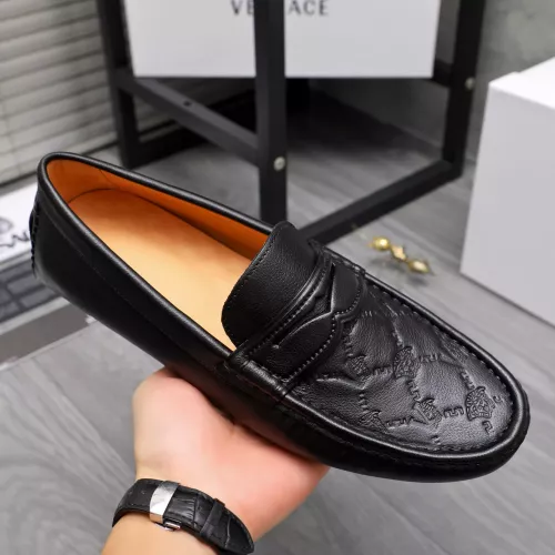 Cheap Versace Leather Shoes For Men #1380603 Replica Wholesale [$76.00 USD] [ITEM#1380603] on Replica Versace Leather Shoes