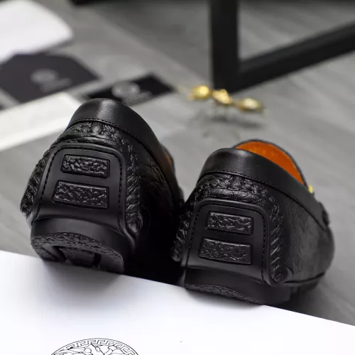 Cheap Versace Leather Shoes For Men #1380607 Replica Wholesale [$76.00 USD] [ITEM#1380607] on Replica Versace Leather Shoes