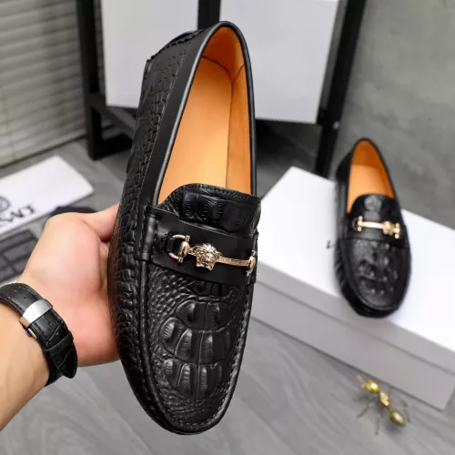 Cheap Versace Leather Shoes For Men #1380608 Replica Wholesale [$76.00 USD] [ITEM#1380608] on Replica Versace Leather Shoes
