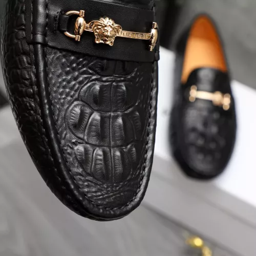 Cheap Versace Leather Shoes For Men #1380608 Replica Wholesale [$76.00 USD] [ITEM#1380608] on Replica Versace Leather Shoes