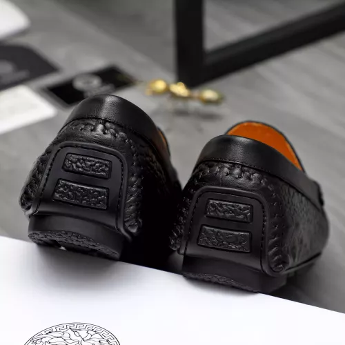 Cheap Versace Leather Shoes For Men #1380608 Replica Wholesale [$76.00 USD] [ITEM#1380608] on Replica Versace Leather Shoes