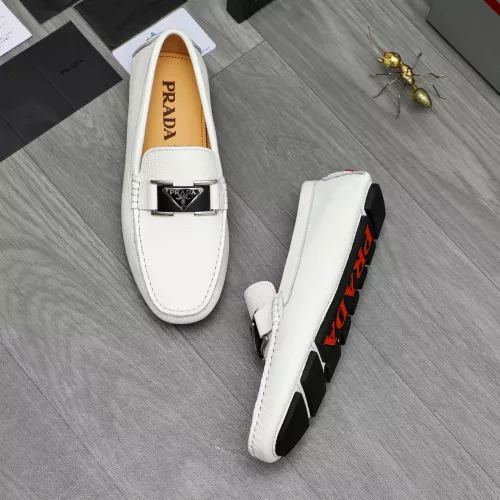 Cheap Prada Leather Shoes For Men #1380618 Replica Wholesale [$76.00 USD] [ITEM#1380618] on Replica Prada Leather Shoes