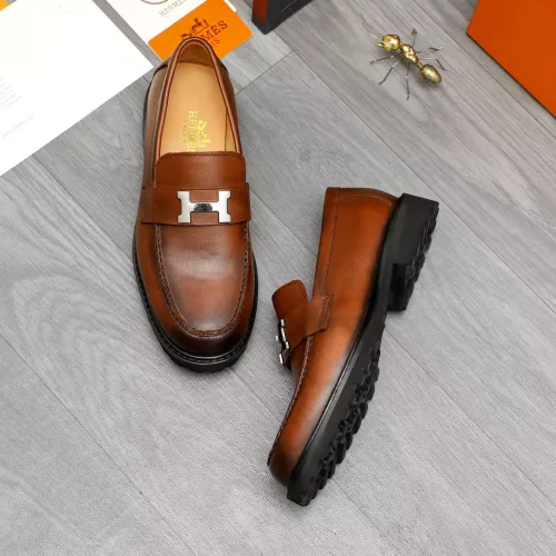 Cheap Hermes Leather Shoes For Men #1380632 Replica Wholesale [$85.00 USD] [ITEM#1380632] on Replica Hermes Leather Shoes