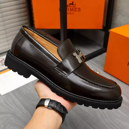 Cheap Hermes Leather Shoes For Men #1380635 Replica Wholesale [$85.00 USD] [ITEM#1380635] on Replica Hermes Leather Shoes