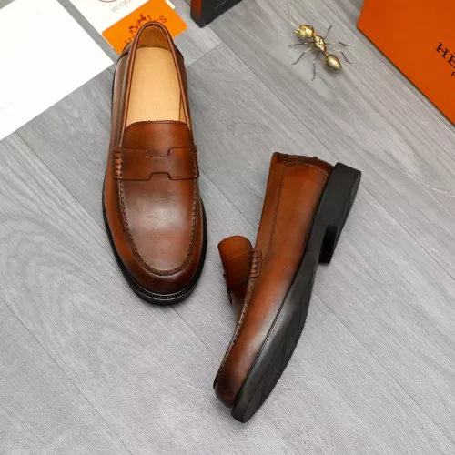 Cheap Hermes Leather Shoes For Men #1380636 Replica Wholesale [$85.00 USD] [ITEM#1380636] on Replica Hermes Leather Shoes