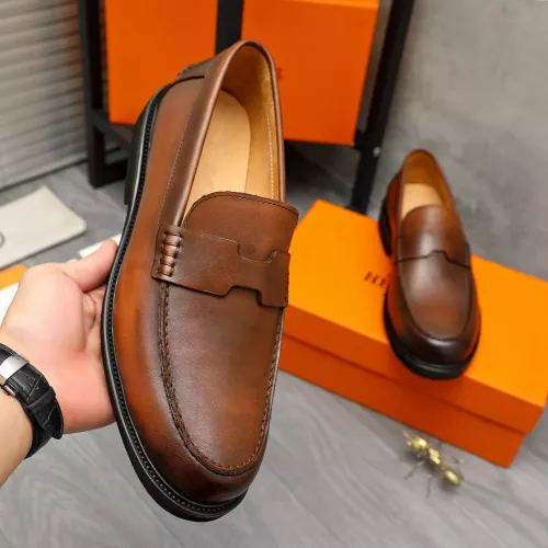 Cheap Hermes Leather Shoes For Men #1380636 Replica Wholesale [$85.00 USD] [ITEM#1380636] on Replica Hermes Leather Shoes