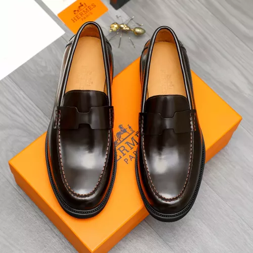 Cheap Hermes Leather Shoes For Men #1380637 Replica Wholesale [$85.00 USD] [ITEM#1380637] on Replica Hermes Leather Shoes