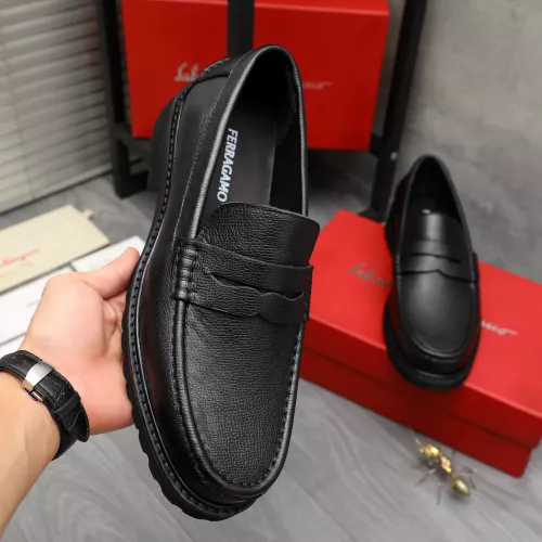 Cheap Salvatore Ferragamo Leather Shoes For Men #1380642 Replica Wholesale [$85.00 USD] [ITEM#1380642] on Replica Salvatore Ferragamo Leather Shoes