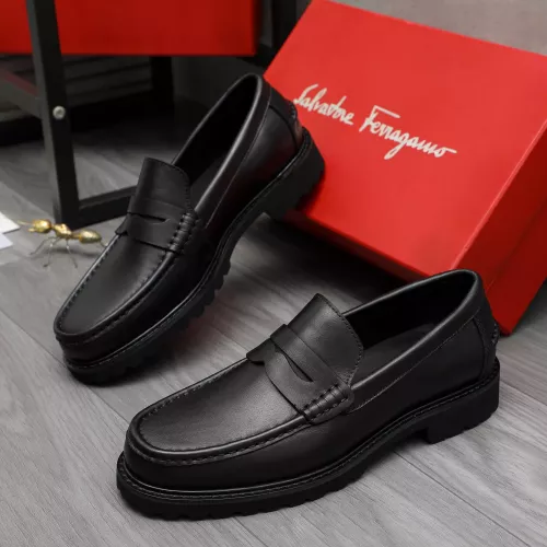 Salvatore Ferragamo Leather Shoes For Men #1380649