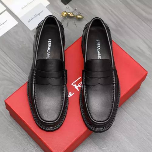 Cheap Salvatore Ferragamo Leather Shoes For Men #1380649 Replica Wholesale [$85.00 USD] [ITEM#1380649] on Replica Salvatore Ferragamo Leather Shoes