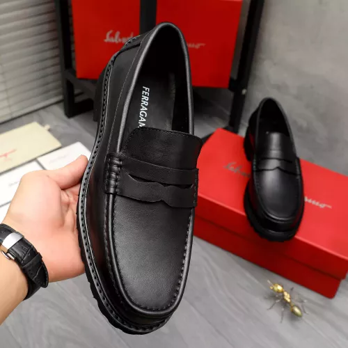 Cheap Salvatore Ferragamo Leather Shoes For Men #1380649 Replica Wholesale [$85.00 USD] [ITEM#1380649] on Replica Salvatore Ferragamo Leather Shoes