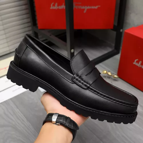 Cheap Salvatore Ferragamo Leather Shoes For Men #1380649 Replica Wholesale [$85.00 USD] [ITEM#1380649] on Replica Salvatore Ferragamo Leather Shoes