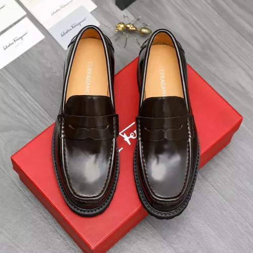 Cheap Salvatore Ferragamo Leather Shoes For Men #1380653 Replica Wholesale [$85.00 USD] [ITEM#1380653] on Replica Salvatore Ferragamo Leather Shoes