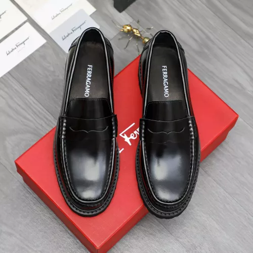 Cheap Salvatore Ferragamo Leather Shoes For Men #1380654 Replica Wholesale [$85.00 USD] [ITEM#1380654] on Replica Salvatore Ferragamo Leather Shoes