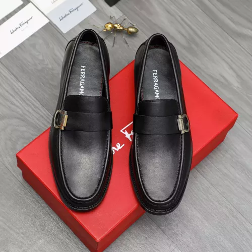 Cheap Salvatore Ferragamo Leather Shoes For Men #1380661 Replica Wholesale [$85.00 USD] [ITEM#1380661] on Replica Salvatore Ferragamo Leather Shoes