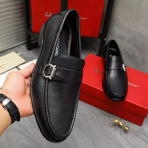Cheap Salvatore Ferragamo Leather Shoes For Men #1380661 Replica Wholesale [$85.00 USD] [ITEM#1380661] on Replica Salvatore Ferragamo Leather Shoes