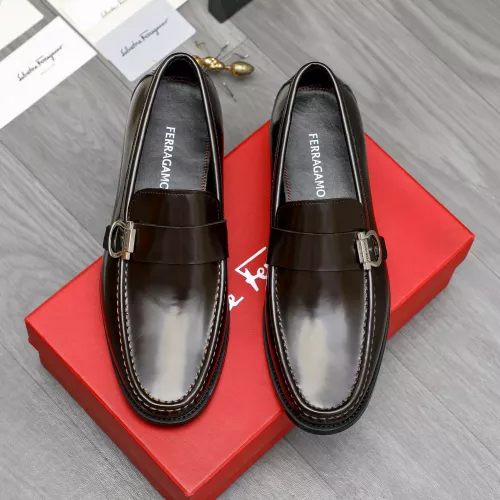 Cheap Salvatore Ferragamo Leather Shoes For Men #1380662 Replica Wholesale [$85.00 USD] [ITEM#1380662] on Replica Salvatore Ferragamo Leather Shoes