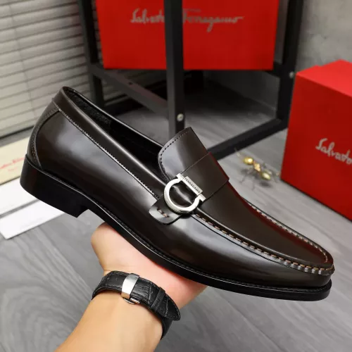 Cheap Salvatore Ferragamo Leather Shoes For Men #1380662 Replica Wholesale [$85.00 USD] [ITEM#1380662] on Replica Salvatore Ferragamo Leather Shoes