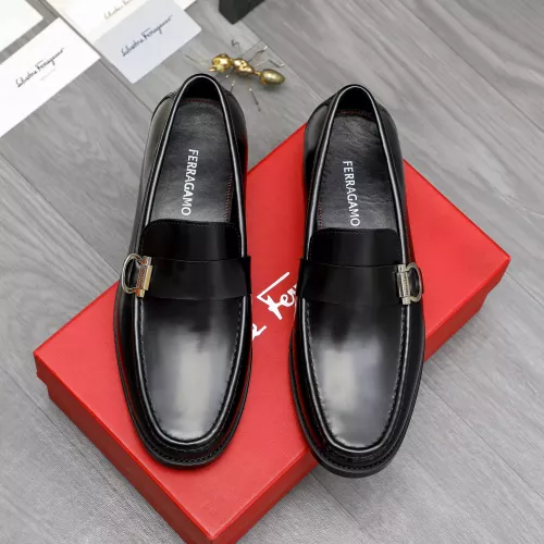 Cheap Salvatore Ferragamo Leather Shoes For Men #1380663 Replica Wholesale [$85.00 USD] [ITEM#1380663] on Replica Salvatore Ferragamo Leather Shoes