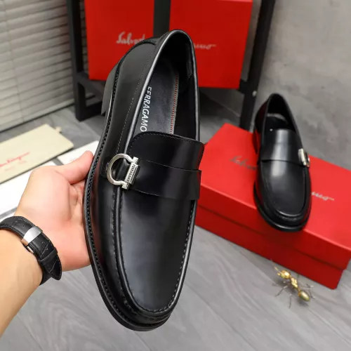 Cheap Salvatore Ferragamo Leather Shoes For Men #1380663 Replica Wholesale [$85.00 USD] [ITEM#1380663] on Replica Salvatore Ferragamo Leather Shoes