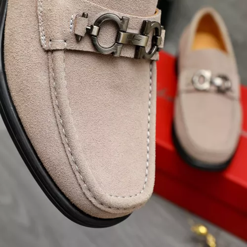 Cheap Salvatore Ferragamo Leather Shoes For Men #1380669 Replica Wholesale [$82.00 USD] [ITEM#1380669] on Replica Salvatore Ferragamo Leather Shoes