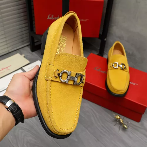 Cheap Salvatore Ferragamo Leather Shoes For Men #1380670 Replica Wholesale [$82.00 USD] [ITEM#1380670] on Replica Salvatore Ferragamo Leather Shoes