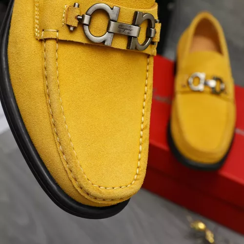 Cheap Salvatore Ferragamo Leather Shoes For Men #1380670 Replica Wholesale [$82.00 USD] [ITEM#1380670] on Replica Salvatore Ferragamo Leather Shoes
