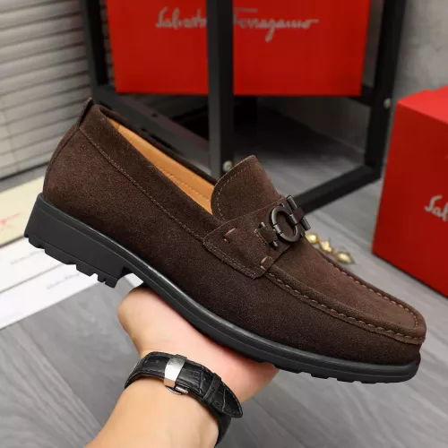 Cheap Salvatore Ferragamo Leather Shoes For Men #1380671 Replica Wholesale [$82.00 USD] [ITEM#1380671] on Replica Salvatore Ferragamo Leather Shoes