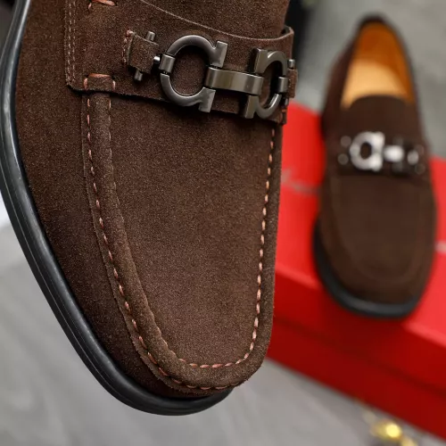 Cheap Salvatore Ferragamo Leather Shoes For Men #1380671 Replica Wholesale [$82.00 USD] [ITEM#1380671] on Replica Salvatore Ferragamo Leather Shoes