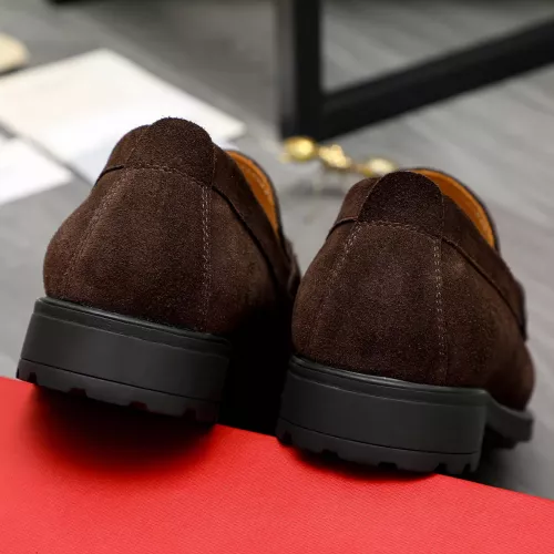 Cheap Salvatore Ferragamo Leather Shoes For Men #1380671 Replica Wholesale [$82.00 USD] [ITEM#1380671] on Replica Salvatore Ferragamo Leather Shoes