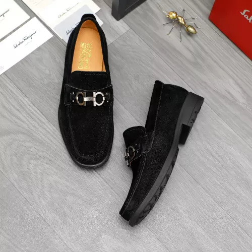 Salvatore Ferragamo Leather Shoes For Men #1380672