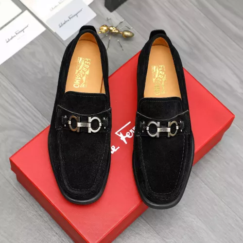 Cheap Salvatore Ferragamo Leather Shoes For Men #1380672 Replica Wholesale [$82.00 USD] [ITEM#1380672] on Replica Salvatore Ferragamo Leather Shoes