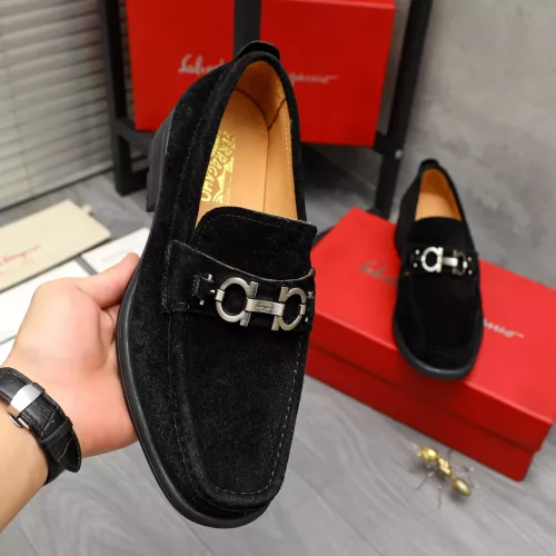Cheap Salvatore Ferragamo Leather Shoes For Men #1380672 Replica Wholesale [$82.00 USD] [ITEM#1380672] on Replica Salvatore Ferragamo Leather Shoes