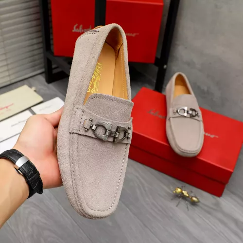 Cheap Salvatore Ferragamo Leather Shoes For Men #1380673 Replica Wholesale [$82.00 USD] [ITEM#1380673] on Replica Salvatore Ferragamo Leather Shoes