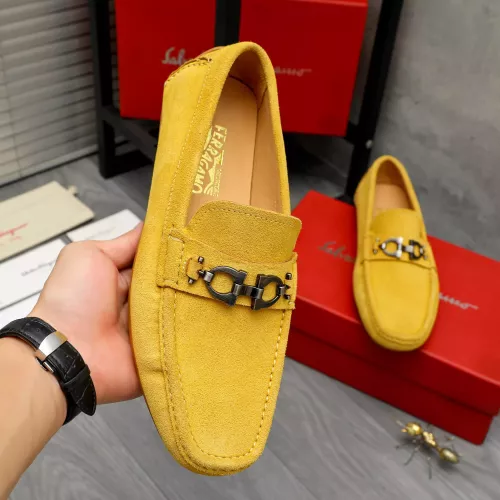 Cheap Salvatore Ferragamo Leather Shoes For Men #1380674 Replica Wholesale [$82.00 USD] [ITEM#1380674] on Replica Salvatore Ferragamo Leather Shoes