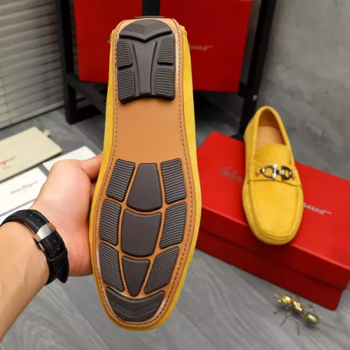 Cheap Salvatore Ferragamo Leather Shoes For Men #1380674 Replica Wholesale [$82.00 USD] [ITEM#1380674] on Replica Salvatore Ferragamo Leather Shoes