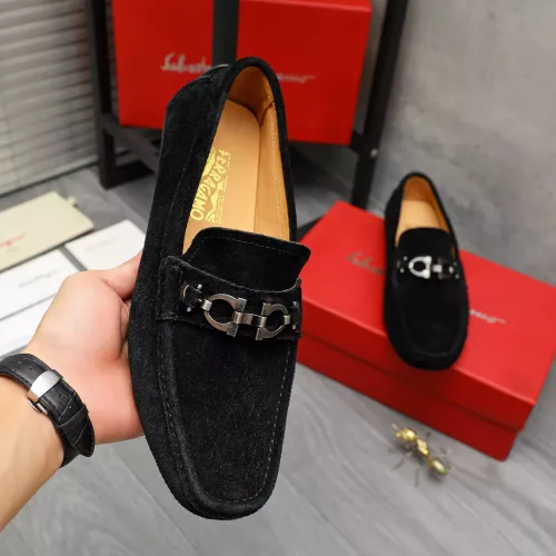 Cheap Salvatore Ferragamo Leather Shoes For Men #1380676 Replica Wholesale [$82.00 USD] [ITEM#1380676] on Replica Salvatore Ferragamo Leather Shoes