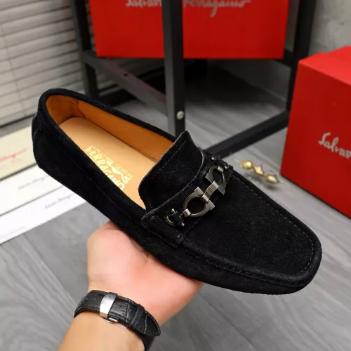 Cheap Salvatore Ferragamo Leather Shoes For Men #1380676 Replica Wholesale [$82.00 USD] [ITEM#1380676] on Replica Salvatore Ferragamo Leather Shoes