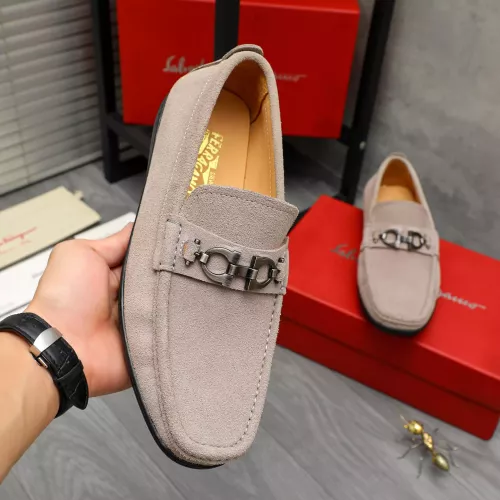 Cheap Salvatore Ferragamo Leather Shoes For Men #1380677 Replica Wholesale [$82.00 USD] [ITEM#1380677] on Replica Salvatore Ferragamo Leather Shoes