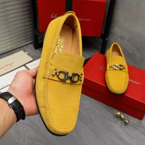 Cheap Salvatore Ferragamo Leather Shoes For Men #1380678 Replica Wholesale [$82.00 USD] [ITEM#1380678] on Replica Salvatore Ferragamo Leather Shoes