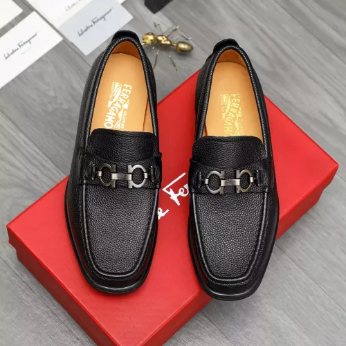 Cheap Salvatore Ferragamo Leather Shoes For Men #1380682 Replica Wholesale [$85.00 USD] [ITEM#1380682] on Replica Salvatore Ferragamo Leather Shoes