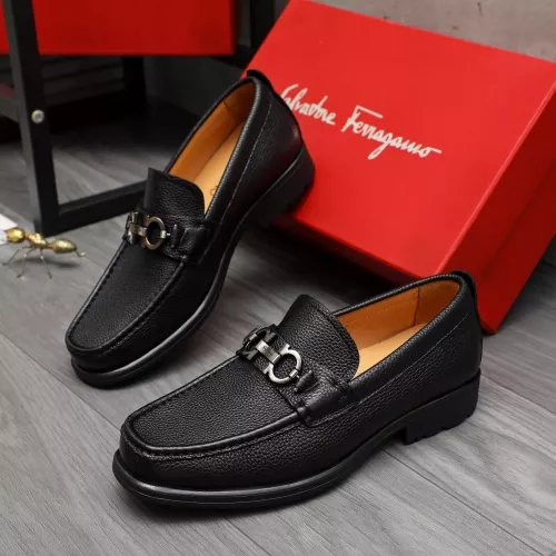 Cheap Salvatore Ferragamo Leather Shoes For Men #1380682 Replica Wholesale [$85.00 USD] [ITEM#1380682] on Replica Salvatore Ferragamo Leather Shoes